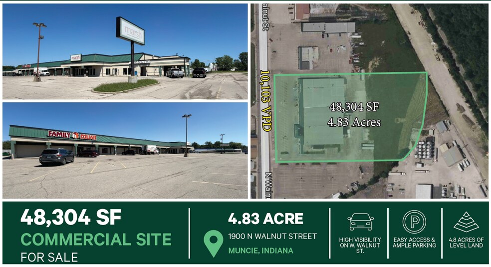 Primary Photo Of 1900 N Walnut St, Muncie Freestanding For Sale
