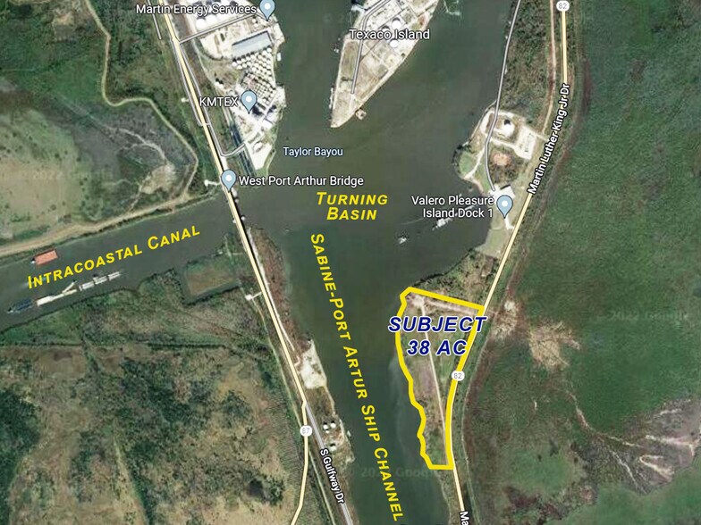 More Photos Of Highway 82 & Sabine Ship Channel, Port Arthur Land For Sale
