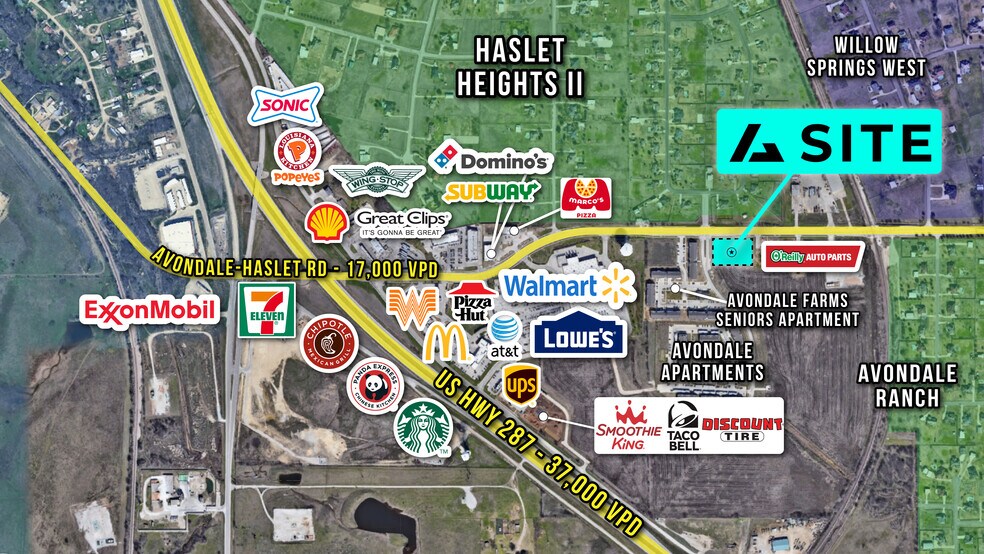 More Photos Of 2157 Avondale Haslet Rd, Haslet General Retail For Lease