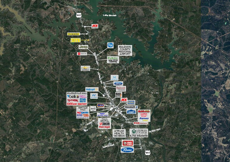 More Photos Of US Highway 441 Hwy @ Meriwether Road NW, Milledgeville Land For Sale