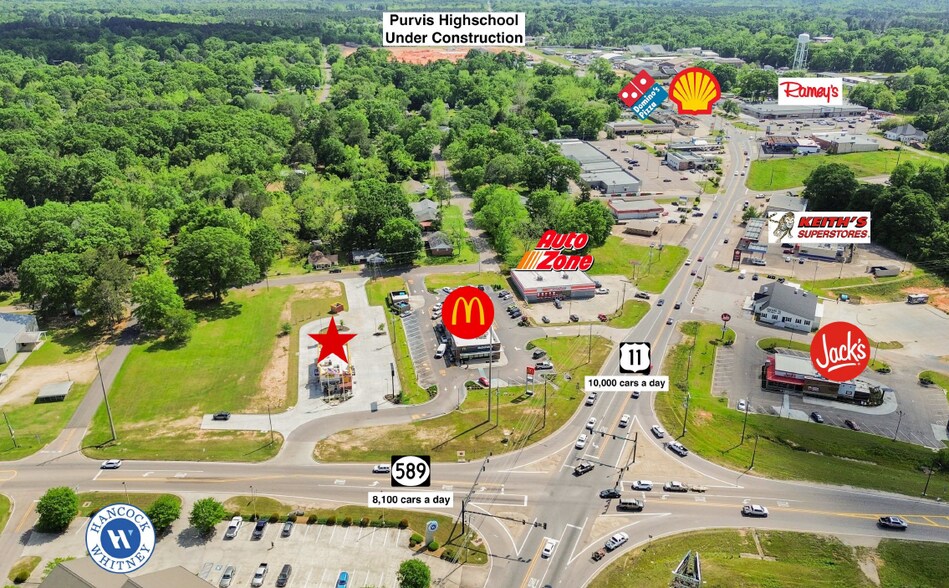 More Photos Of 7 Highway 589, Purvis Fast Food For Lease