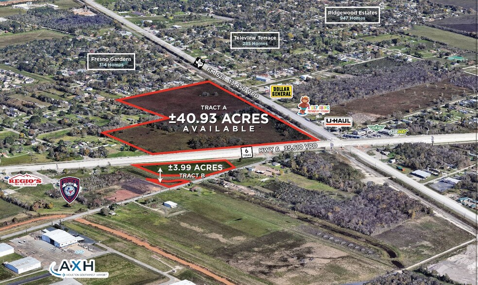 Primary Photo Of Hwy 6 @ FM 521, Arcola Land For Sale