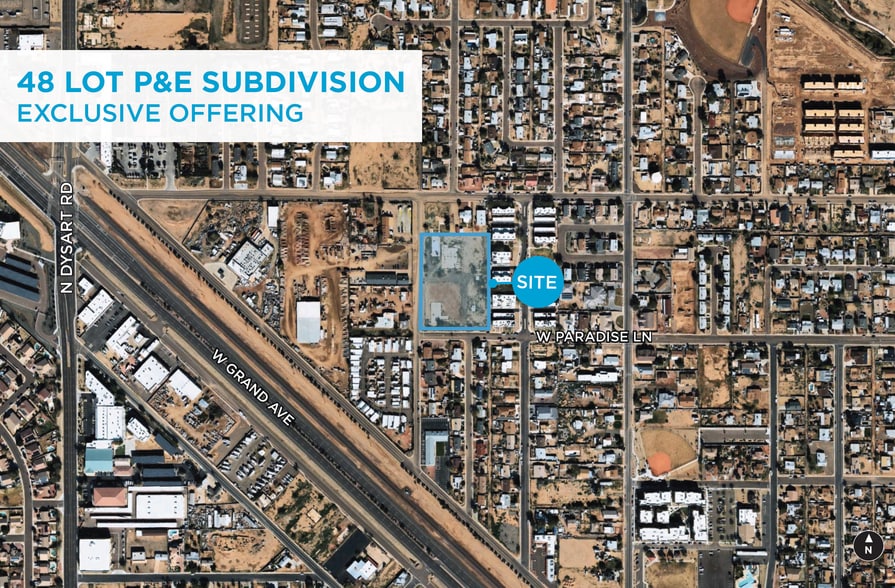 Primary Photo Of 12838 W Paradise Ln, Surprise Land For Sale