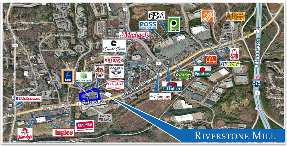 More Photos Of 535 Riverstone Pky, Canton Unknown For Lease