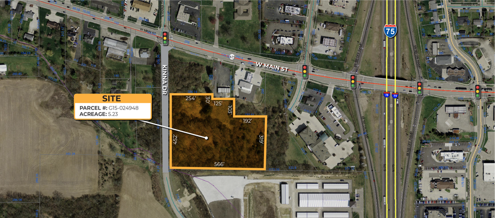 Primary Photo Of Kinna Dr @ West Main Street, Tipp City Land For Sale