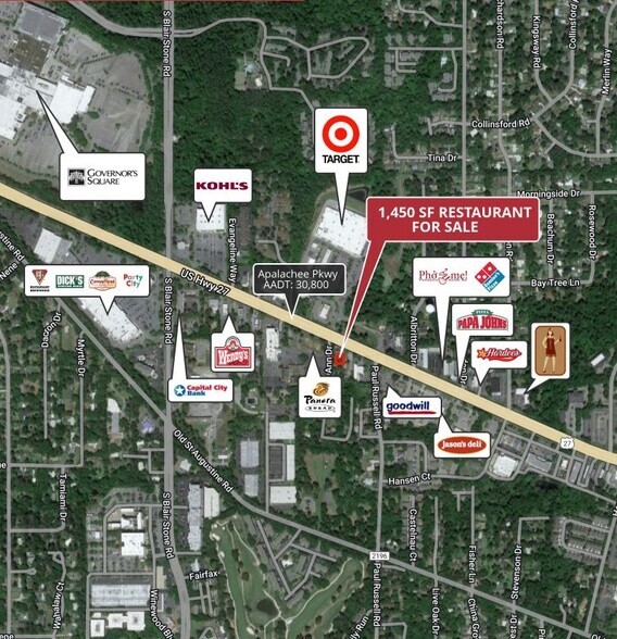 More Photos Of 2205 Apalachee Pky, Tallahassee Restaurant For Sale