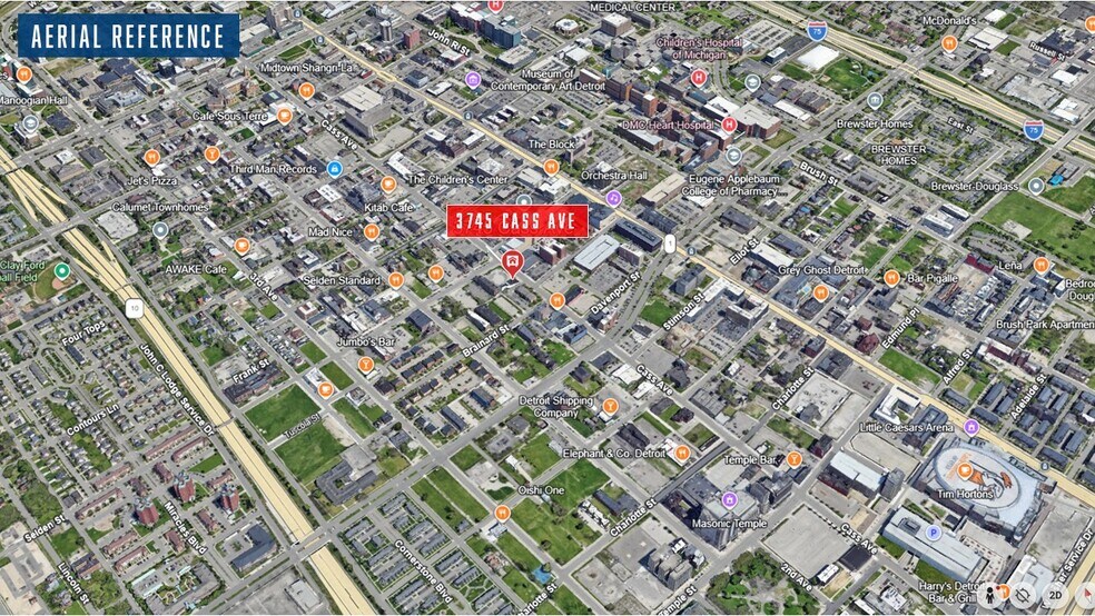 More Photos Of 3745 Cass Ave, Detroit Freestanding For Sale