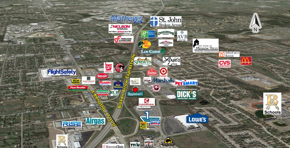 More Photos Of E Kenosha St & Broken Arrow Expressway, Broken Arrow Land For Sale