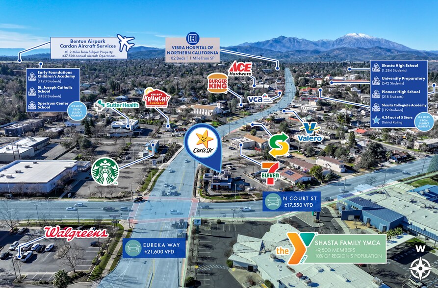 More Photos Of 1800 Eureka Way, Redding Fast Food For Sale