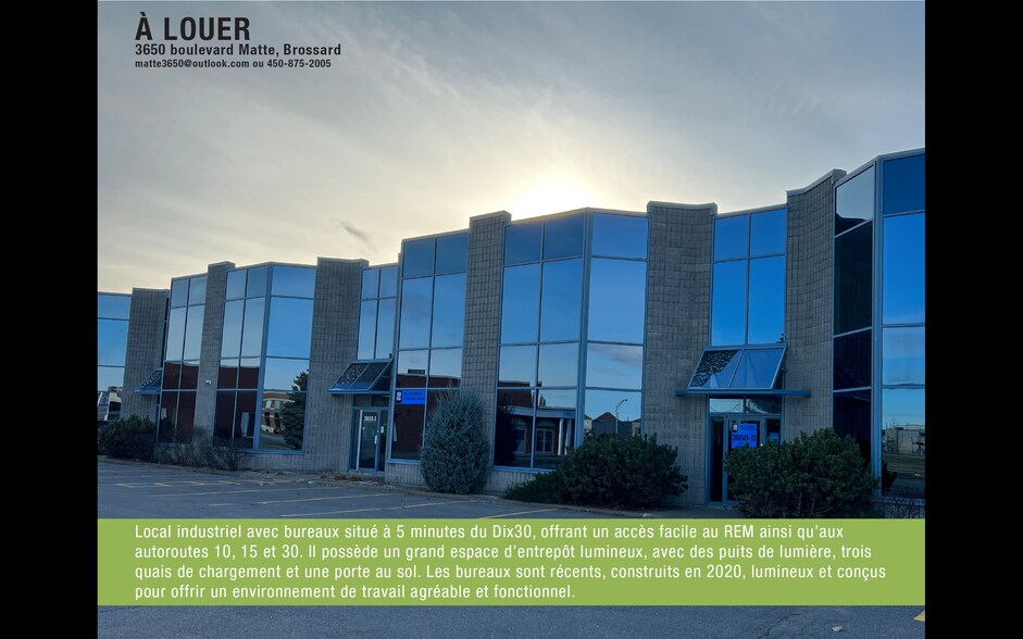 Primary Photo Of 3650 Boul Matte, Brossard Flex For Lease