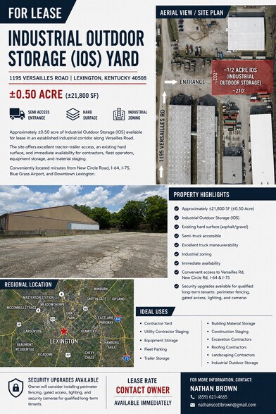 More Photos Of 1195 Versailles Rd, Lexington Land For Lease