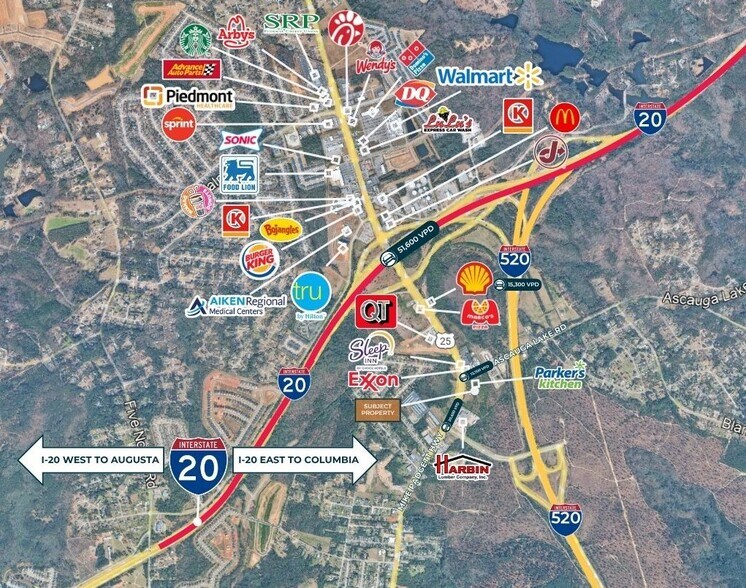 More Photos Of 893 Edgefield Rd, North Augusta Land For Lease