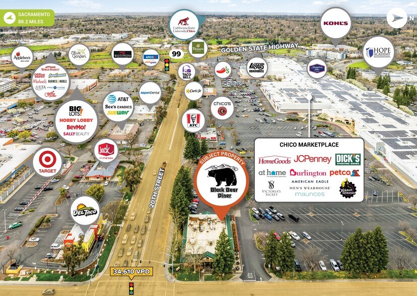 More Photos Of 1990 E 20th St, Chico Restaurant For Sale