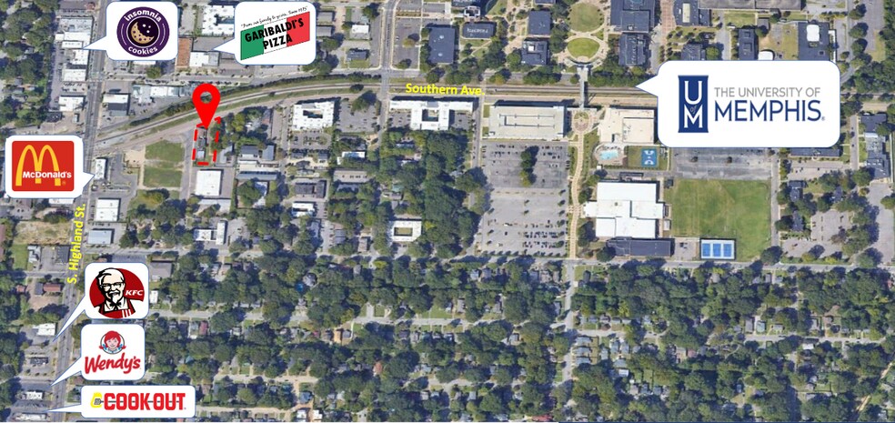 Primary Photo Of 3545 Southern Ave, Memphis Land For Sale