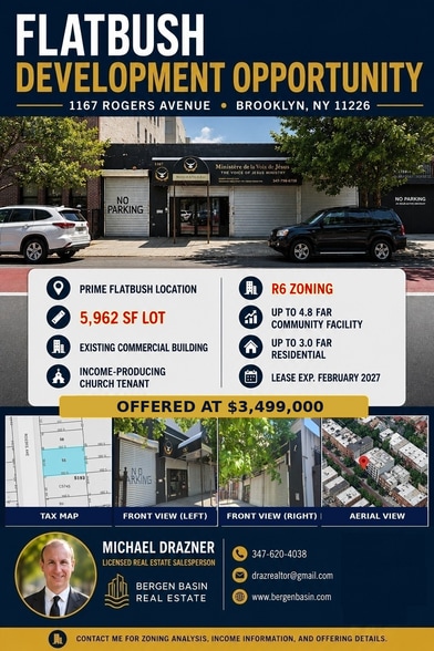 More Photos Of 1167 Rogers Ave, Brooklyn Land For Sale