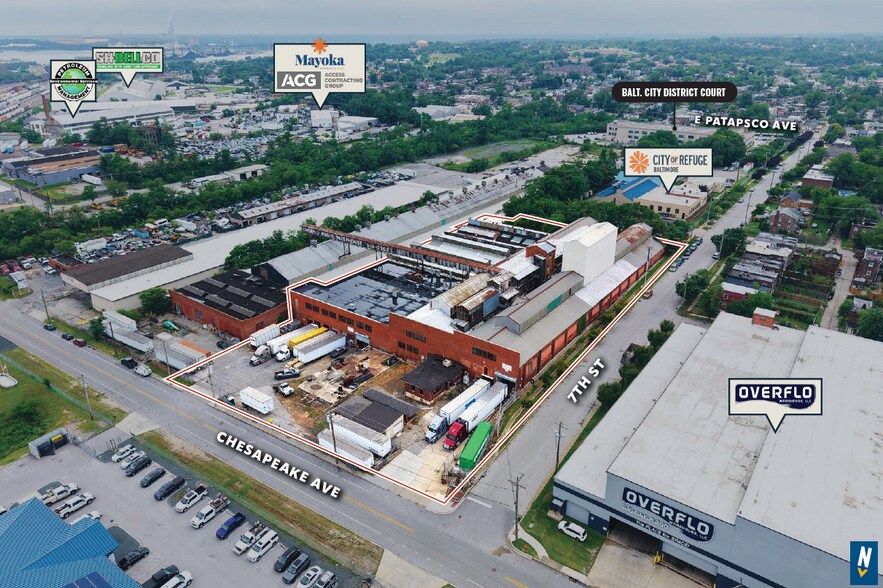 More Photos Of 701-705 Chesapeake Ave, Baltimore Manufacturing For Sale