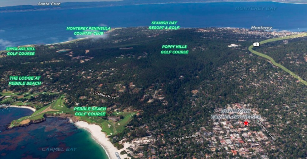 Ocean Ave & NW Mission St, Carmel By The Sea, CA 93921 Retail For