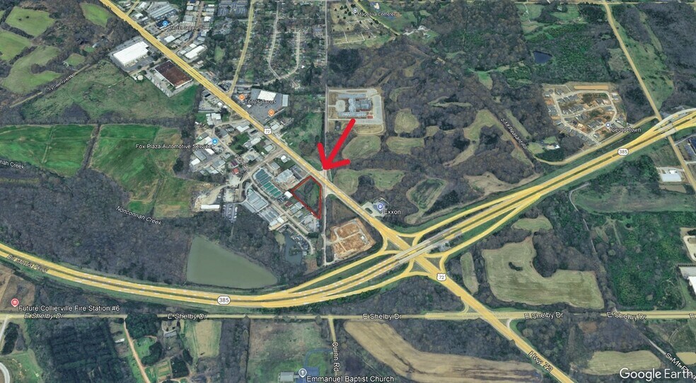 Primary Photo Of Hwy 72 @ Quinn Rd, Collierville Land For Sale