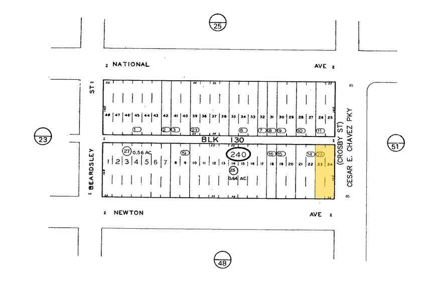 More Photos Of 1028 Cesar Chavez Pky, San Diego Land For Sale
