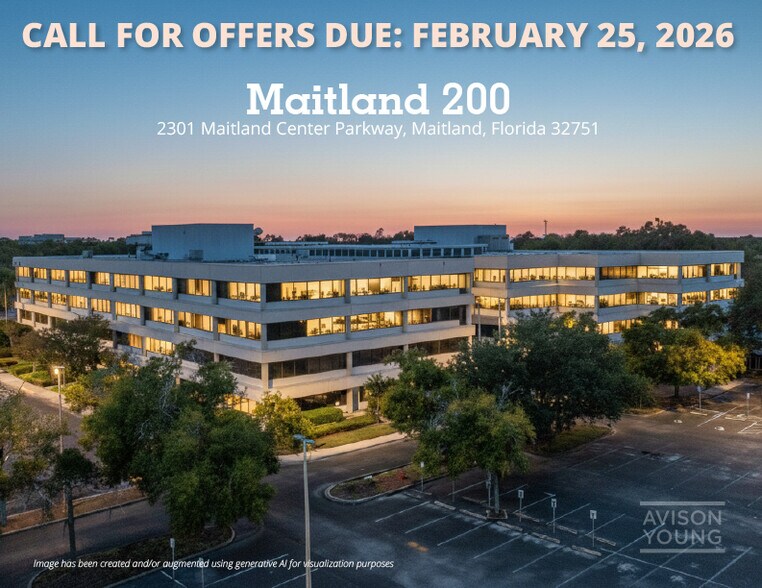 Primary Photo Of 2301 Maitland Center Pky, Maitland Office For Sale