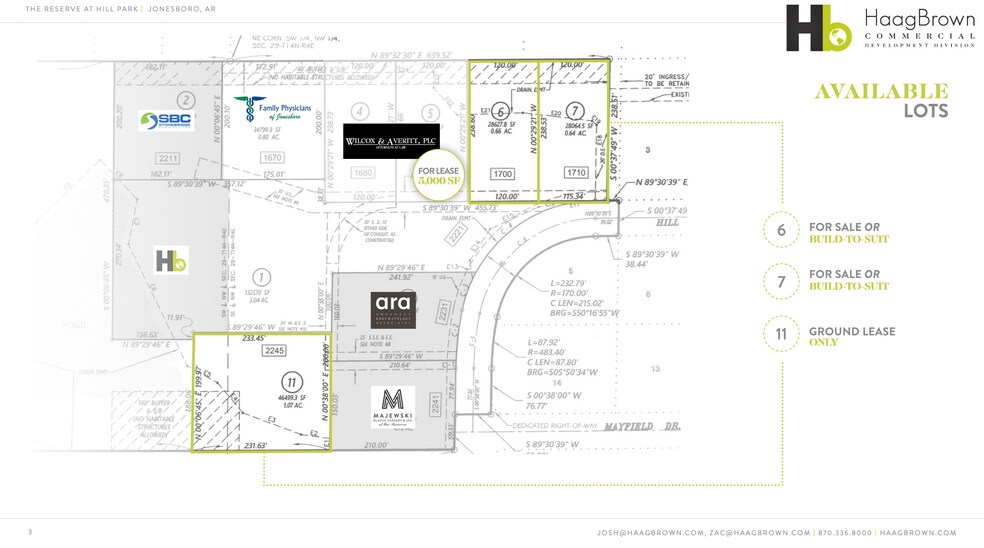 More Photos Of 1700 Hill Park Cove, Jonesboro Land For Sale