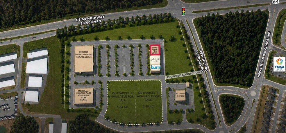 Primary Photo Of 44 New Hill Rd, Apex Freestanding For Lease