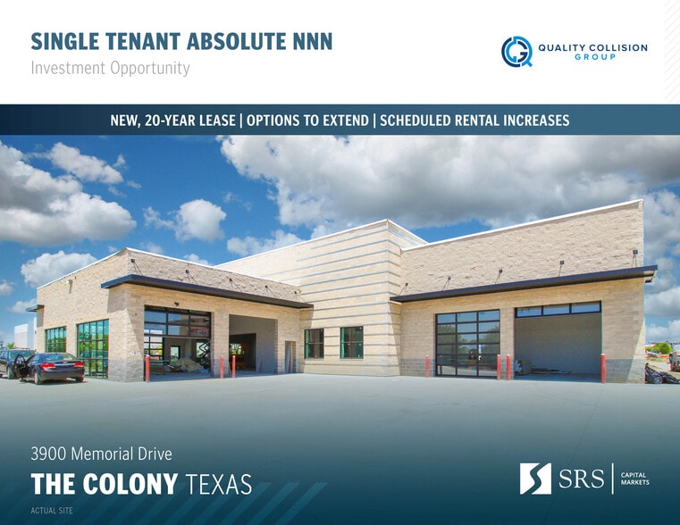 Primary Photo Of 3900 Memorial Dr, The Colony Auto Repair For Sale