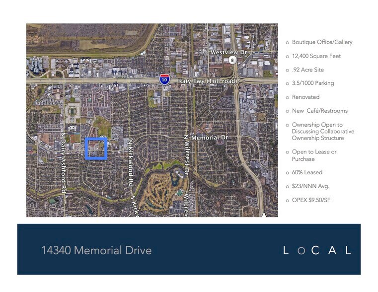 More Photos Of 14340 Memorial Dr, Houston Office For Lease