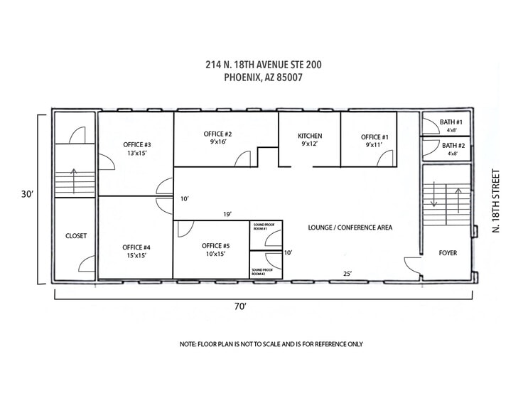 More Photos Of 1805 W Van Buren St, Phoenix Storefront Retail Office For Sale