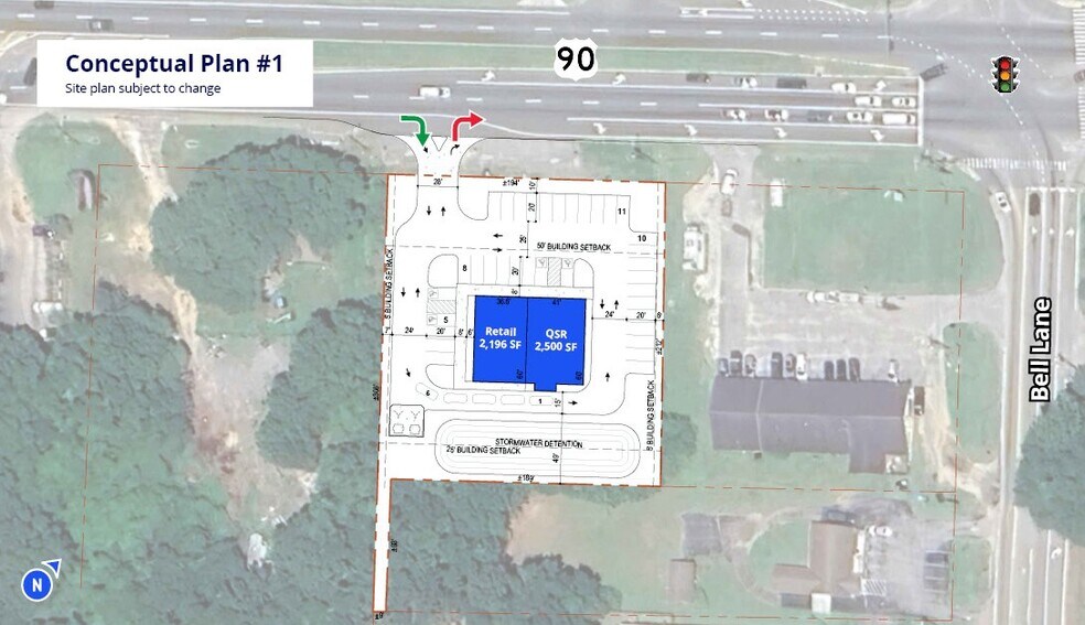 More Photos Of 5063 US Highway 90, Milton Land For Lease