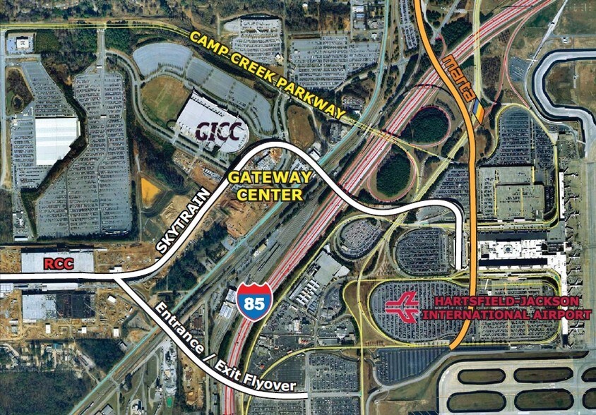 More Photos Of 2077 Convention Center Concourse, College Park Office For Lease