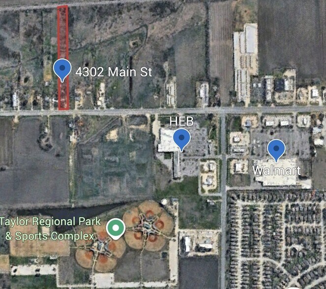Primary Photo Of 4302 N Main St, Taylor Land For Sale