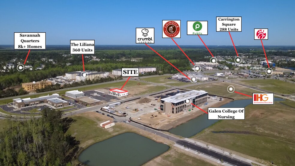 More Photos Of Pooler Parkway and Mosaic Circle, Pooler Storefront Retail Office For Lease