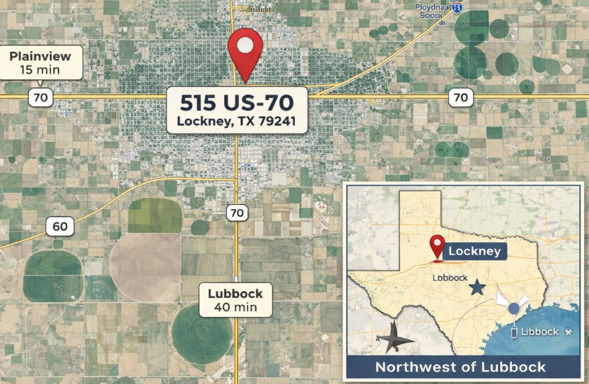 More Photos Of 515 US-70, Lockney Freestanding For Sale