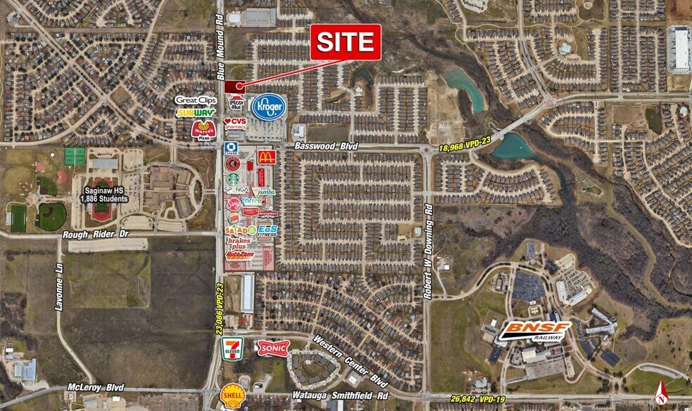 More Photos Of 7300 Blue Mound Rd, Fort Worth General Retail For Lease