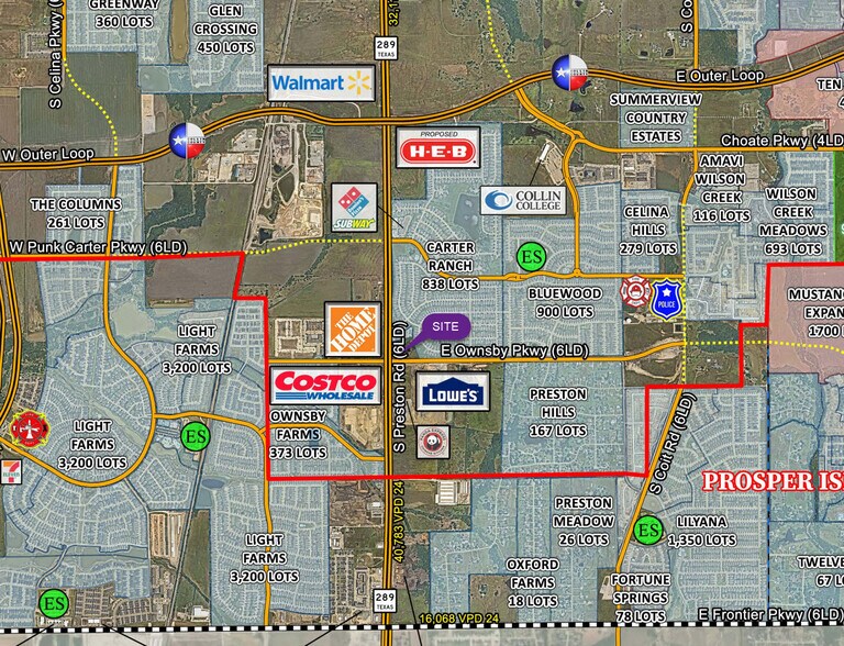 More Photos Of Preston & Ownsby Parkway @ County Road 83, Celina Land For Lease