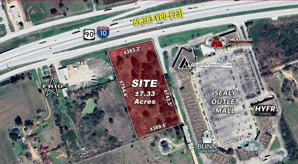 Primary Photo Of I-10 Frontage Rd & Hluchan Rd, Sealy Land For Sale