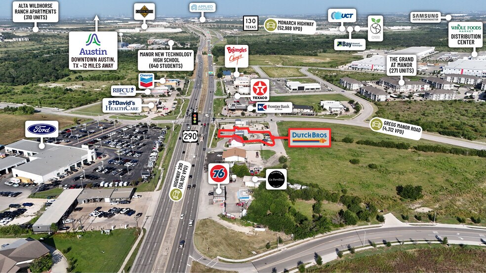 More Photos Of 10802 US Highway 290 E, Manor Fast Food For Sale
