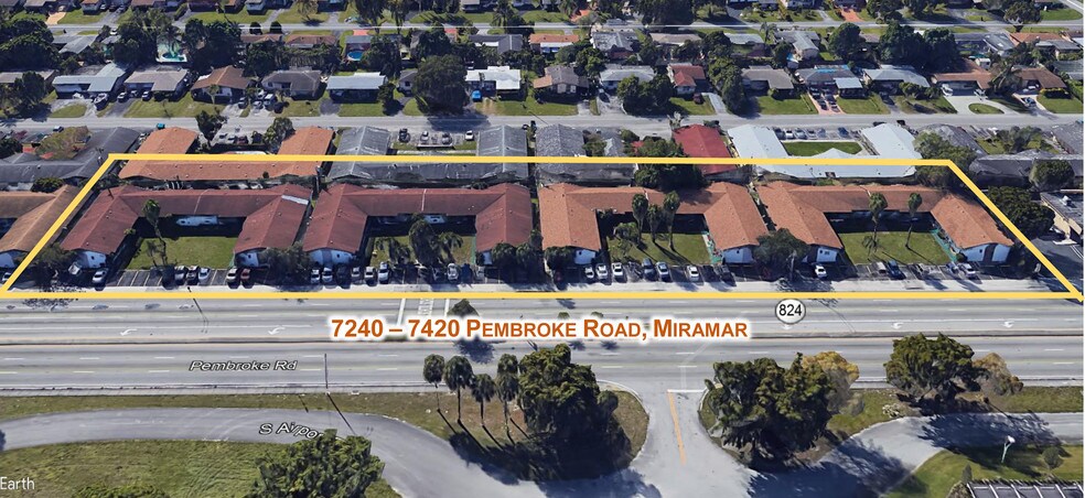 Primary Photo Of 7410-7420 Pembroke Rd, Miramar Apartments For Sale