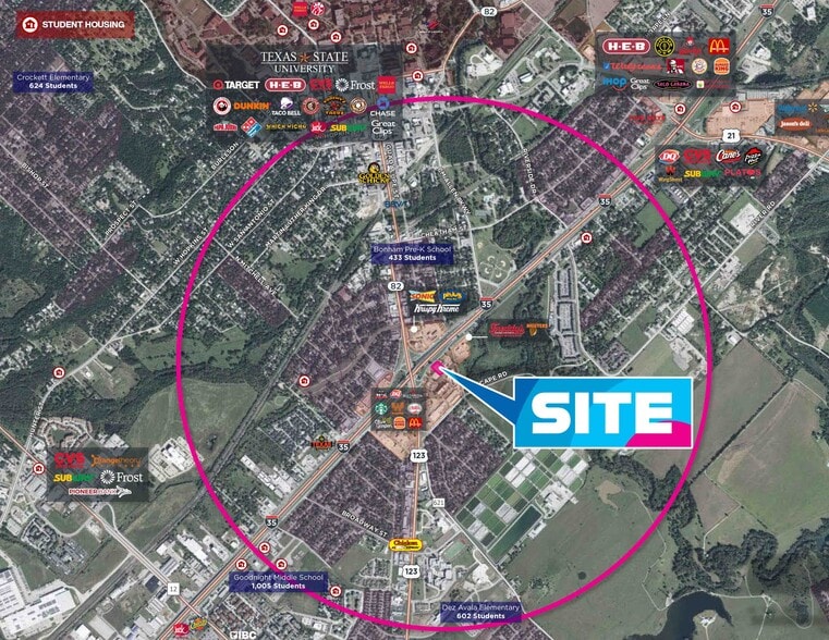 More Photos Of 180 I-35, San Marcos General Retail For Sale