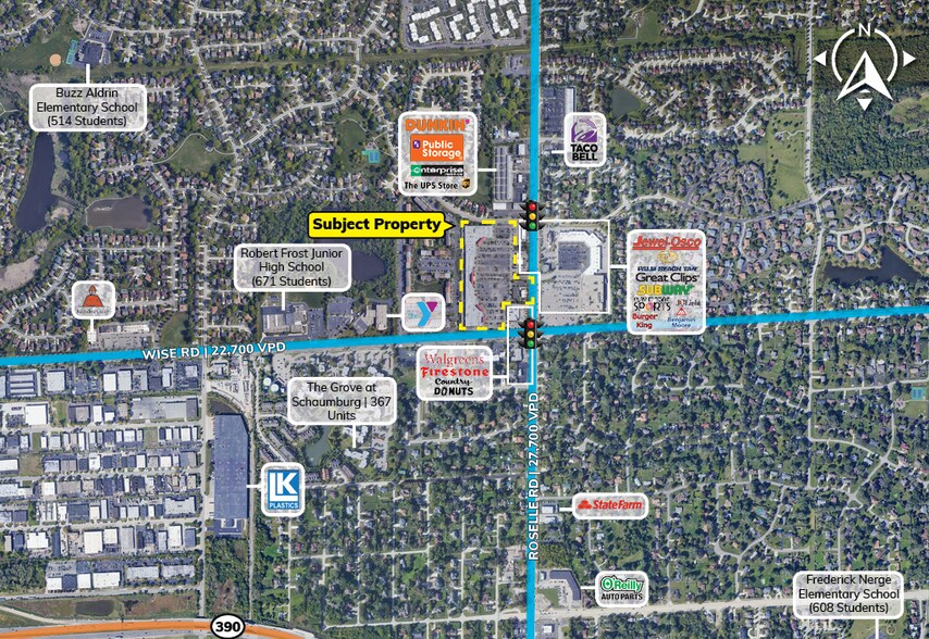 More Photos Of 1090-1170 S Roselle Rd, Schaumburg Storefront For Sale