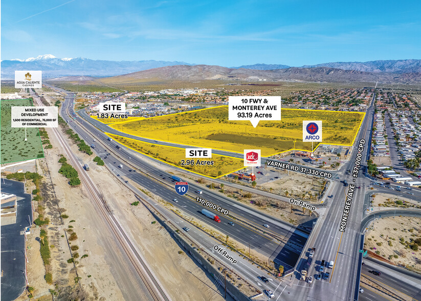 Primary Photo Of NWQ Monterey & Varner Rd ave @ Varner Road, Thousand Palms Land For Sale