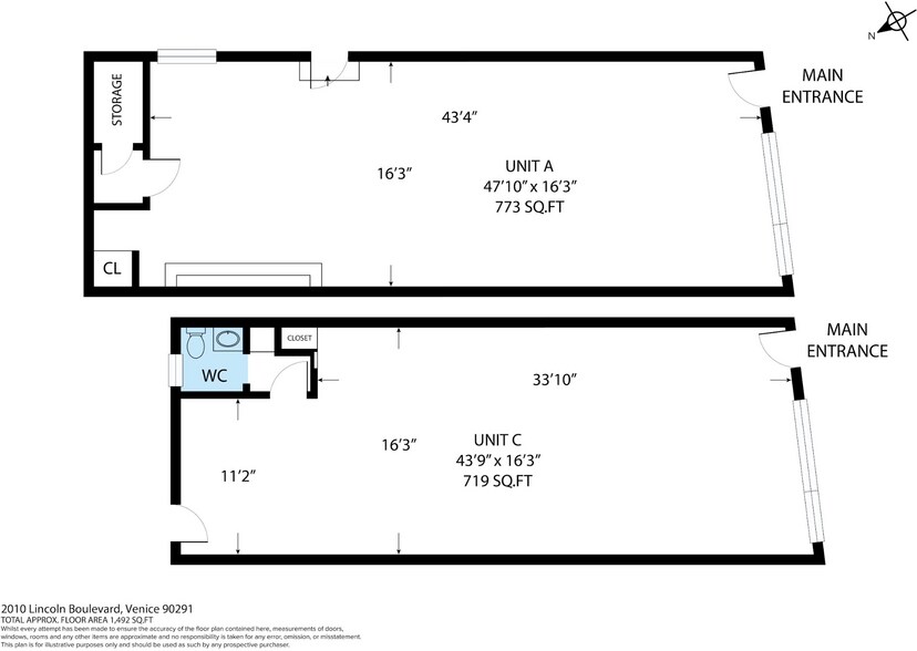 More Photos Of 2010-2016 Lincoln Blvd, Venice Storefront Retail Office For Lease