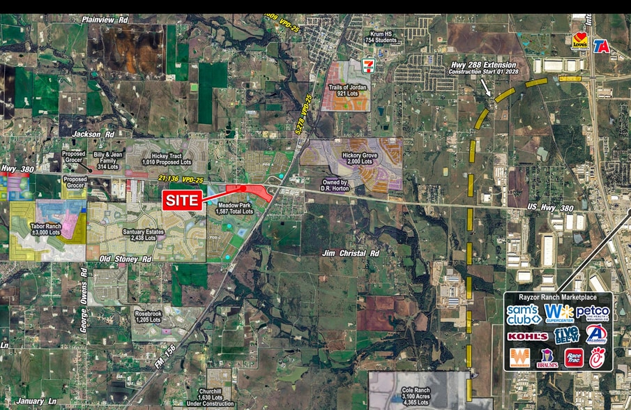 Primary Photo Of 1812 FM 156, Krum Land For Sale