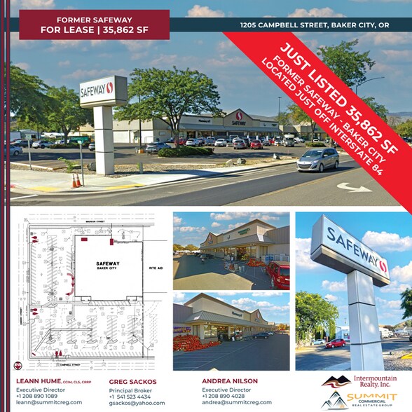 More Photos Of 1205 Campbell St, Baker City Supermarket For Lease
