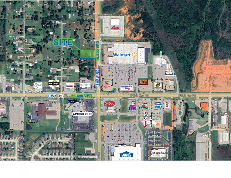 Primary Photo Of 305 N Sara Rd, Mustang Land For Sale