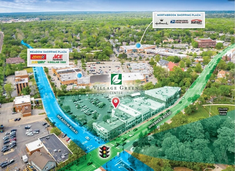 More Photos Of 1310-1348 Shermer Rd, Northbrook General Retail For Lease