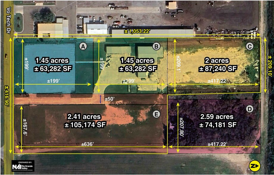 More Photos Of 2118 Vo Tech, Weslaco Showroom For Lease