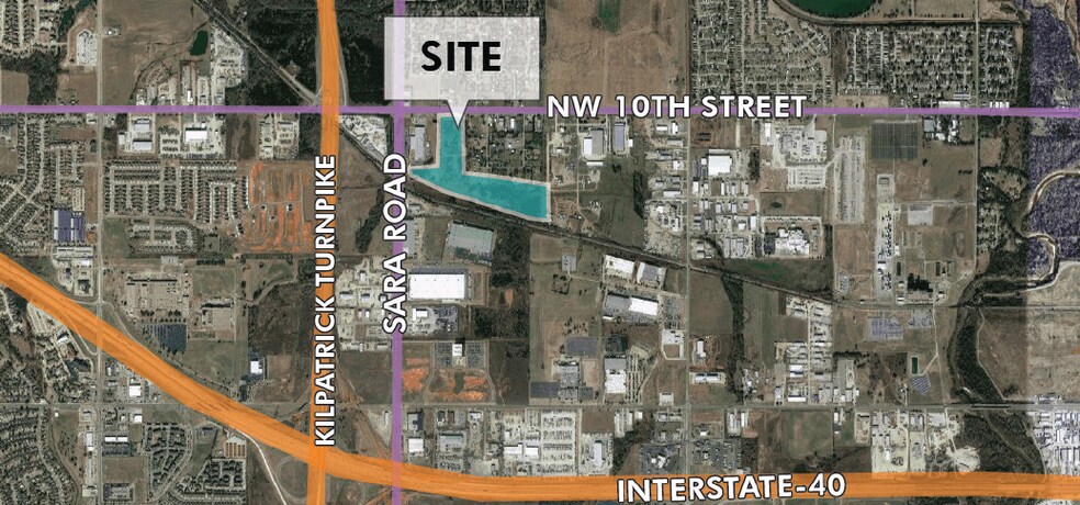 Primary Photo Of NW 10th St. & Sara Rd, Oklahoma City Land For Sale