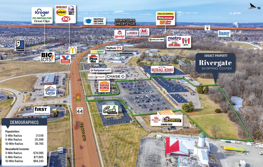 More Photos Of 1802-1826 E State Road 44, Shelbyville Storefront For Sale